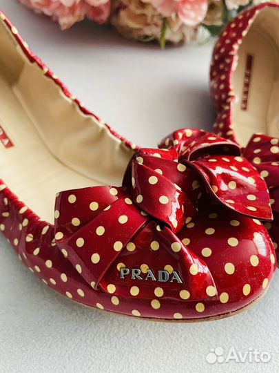 Балетки prada 37 размера
