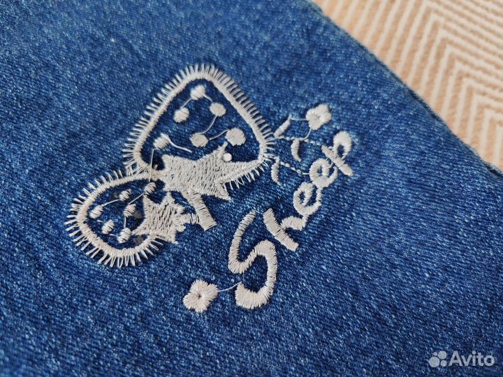 Джинсы детские утепленные 98