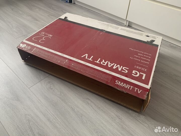 Коробка от телевизора lg Коробка для телевизора 32