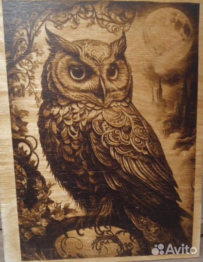 Выжигание портретов на дереве по вашей фотографии