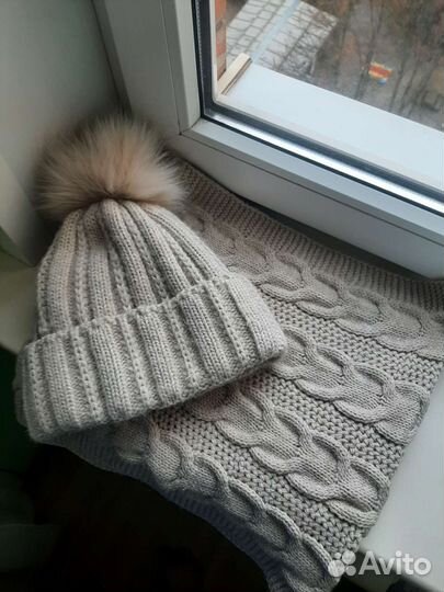 Зимняя шапка и снуд