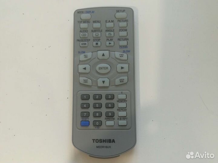 Пульт для портативного DVD Toshiba SD-P1900 SR