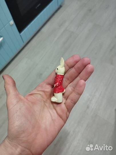 Игрушка заяц СССР коллекционный