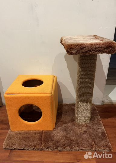 Когтеточка с домиком новые