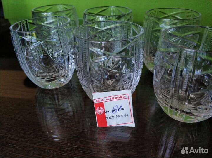 Хрустальные рюмки