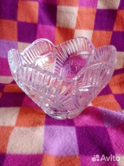 Салатник хрустальный большой