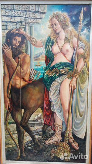 Картина, масло, холст. 155/ 88. размер вместе с ра