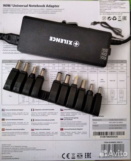 Универсальный адаптер блок питания xilence 90W