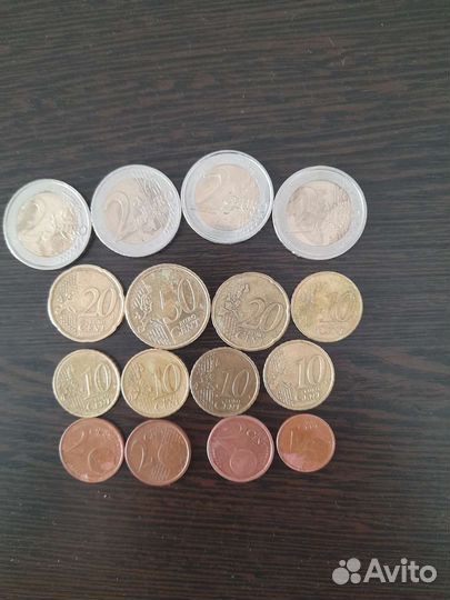 Монеты европы