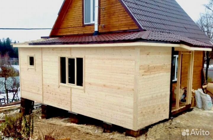 Пристройки, Фундаменты, Полы, Замена Венцов,Кровля