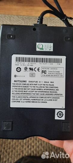 Внешний флоппи-дисковод mitsumi D353FUE USB