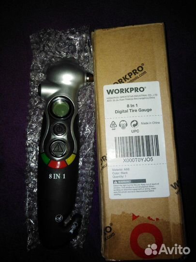 Измеритель давления в шинах Workpro 8 v1