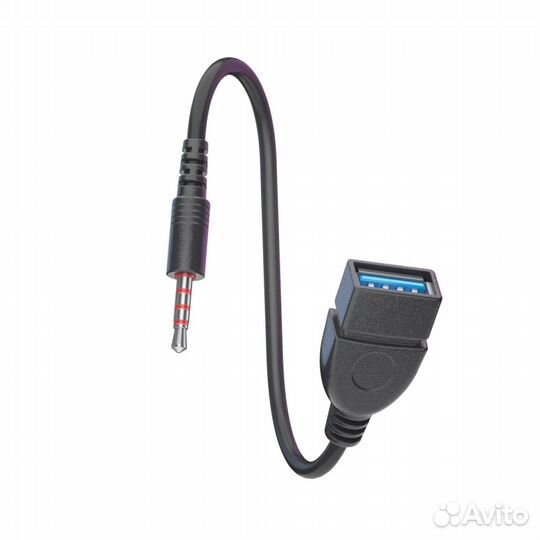 Адаптер Jack 3.5(4к.) (папа) - USB (мама) B3