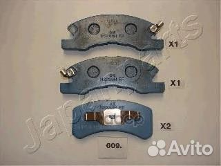 Колодки торм.диск. pa609af Japanparts