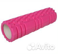 Роллер для йоги 30 х 10 см, массажный, цвет розовы
