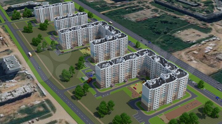 1-к. квартира, 40,3 м², 1/10 эт.