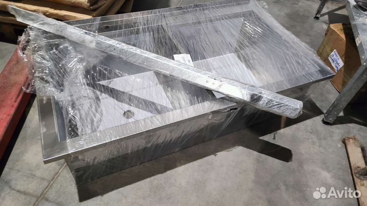 Ванна моечная двухсекционная мойка 1200/700