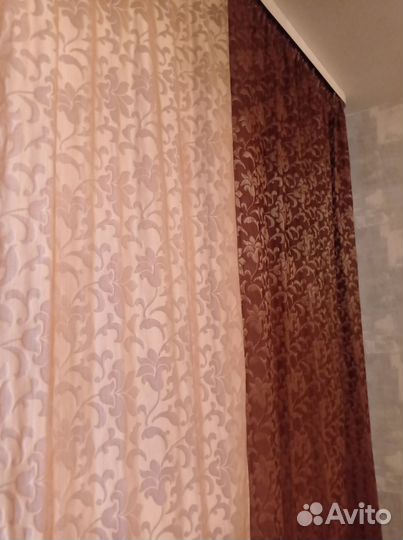 Шторы портьеры и покрывало + 4 подушечки