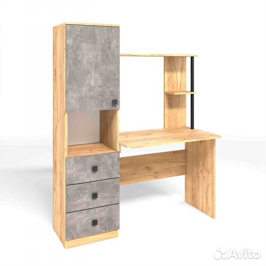 Стол ск 8 (дуб золотой крафт/ателье светлое)