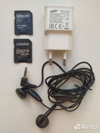 Адаптер питания samsung, адаптер micro sd,наушники