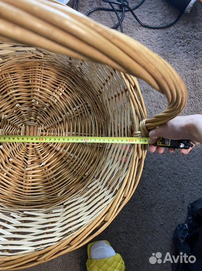 Корзина плетеная большая