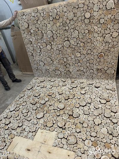 Панно из ароматного можжевельника 3D для бани