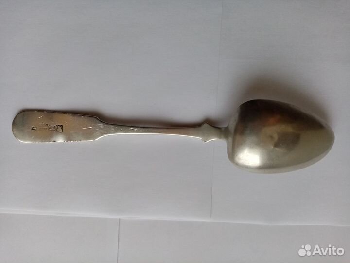 Столовая ложка 1847 г. Серебро 84 пробы (ак) (А-К)