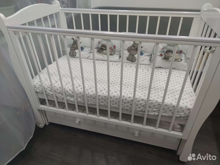 Кровать детская из массива березы Можга Уралочка