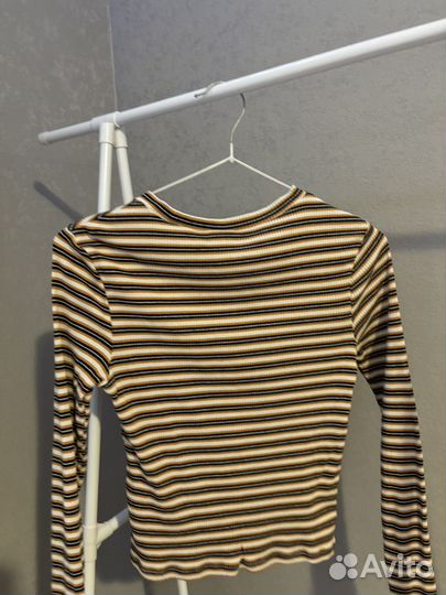 Кроп топ с длинным рукавом