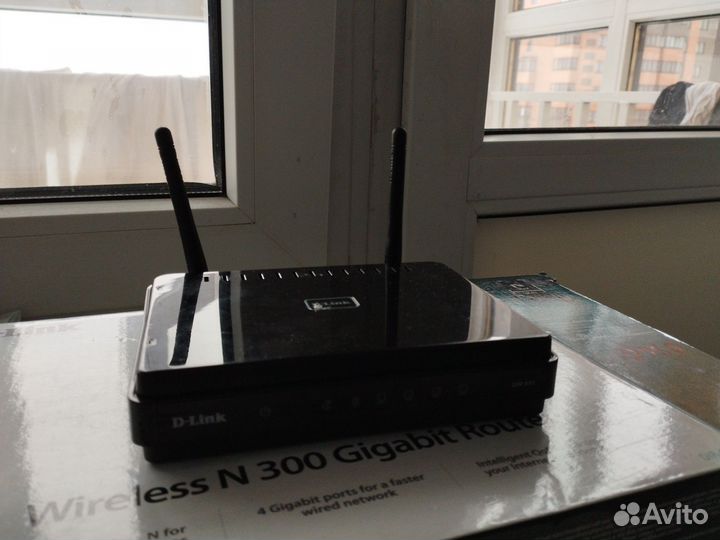 Гигабитный роутер D-Link N300