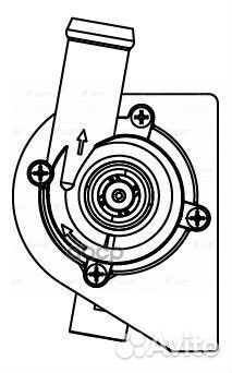 Насос водяной Skoda Octavia A5 (04) /VW Tiguan
