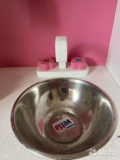 Кухня игрушечная большая деревянная