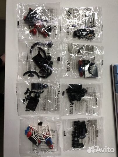 Lego 8 разных фигурок Человек Паук - Новые