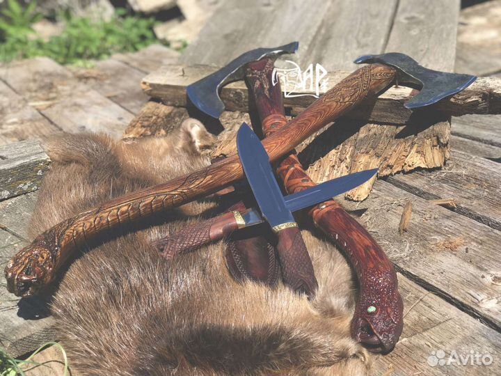 Топор кованый Драко