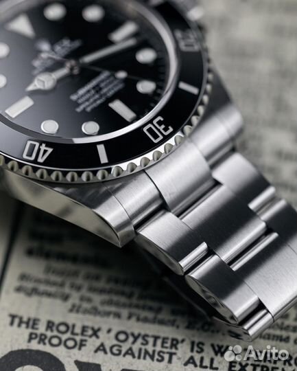 Часы Rolex Submariner стальные черные 3235