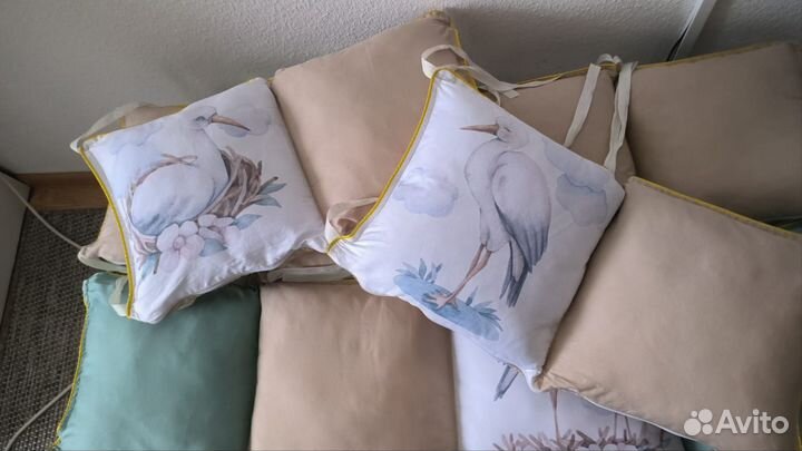 Бортики в детскую кроватку