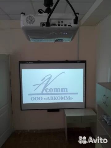 Монтаж проектора, экрана