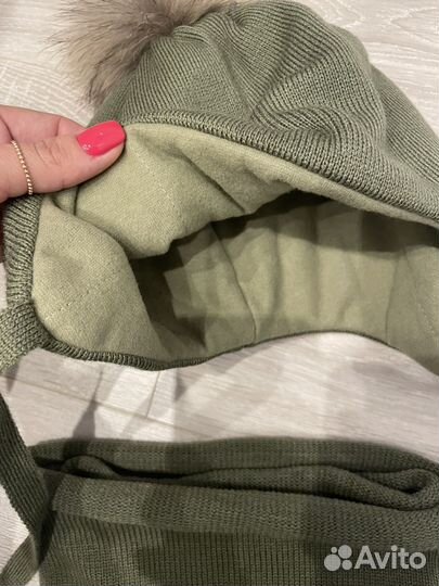 Шапка и снуд детский