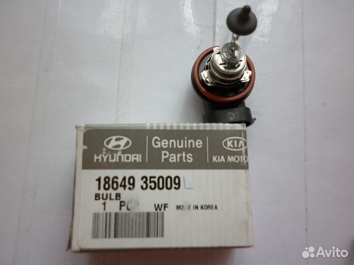 Лампа накаливания Hyundai/Kia 18649-35009