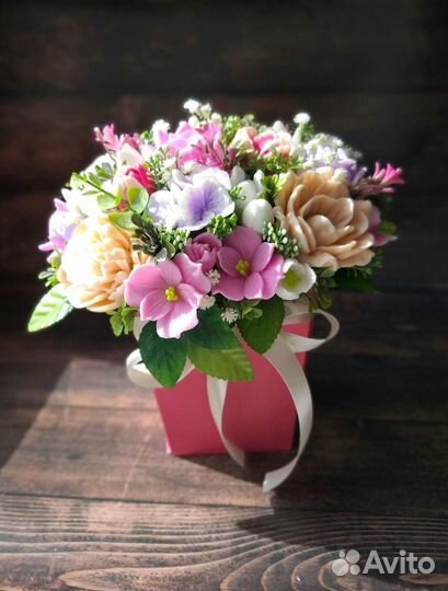 Букеты из мыла ручной работы