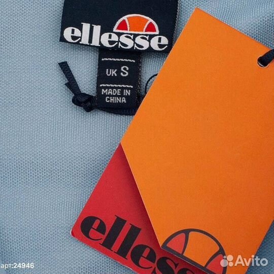 Олимпийка ellesse С брендированной биркой голубая 50(L)