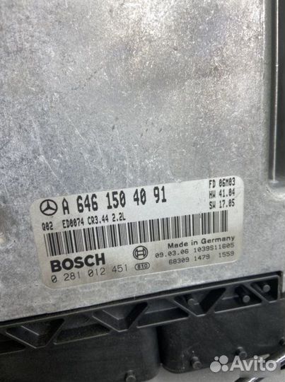 Комплект зажигания Mercedes-Benz C-Class W203