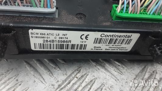 Блок комфорта renault scenic 3 (PEA24M301)