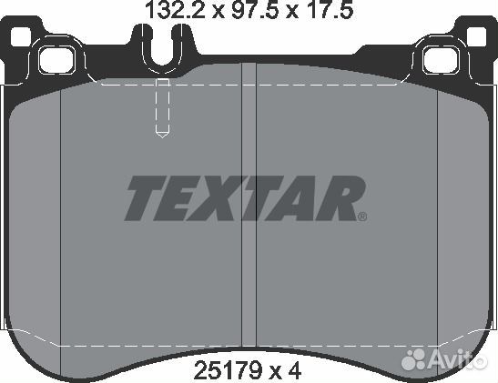 Колодки тормозные передние