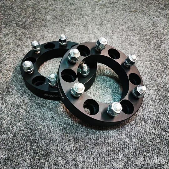 Проставки ступичные 6x139.7 30мм M12 шаг 1.5