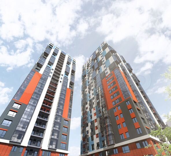 2-к. квартира, 71,4 м², 13/25 эт.