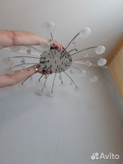 Люстра потолочная бу