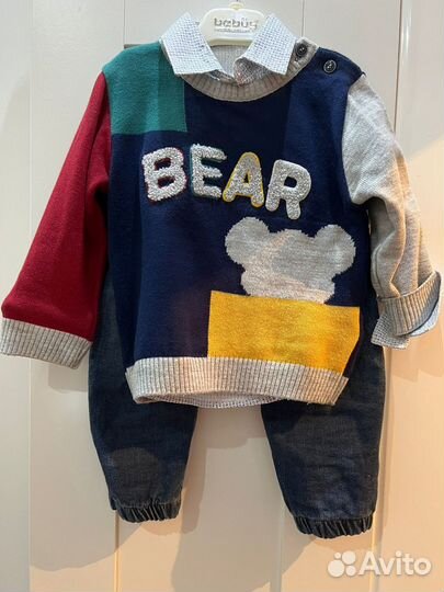 Костюм тройка для мальчика 80-86