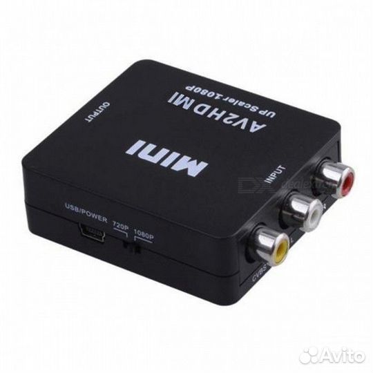 Конвертер-переходник из AV в hdmi (AV2hdmi)