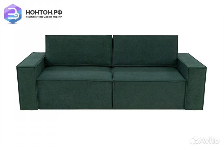 Диван еврокнижка Лофт зеленый